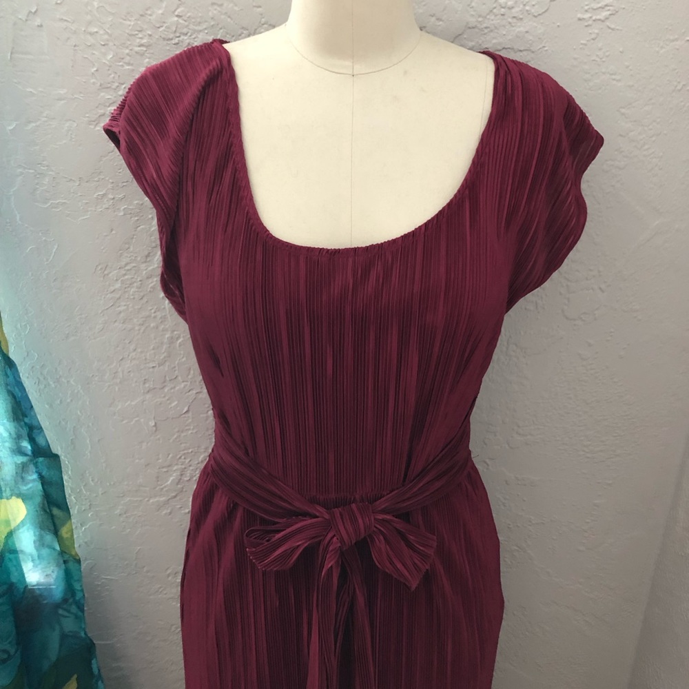 Anthropologie Sonata Jumpsuit by Maeve Wine 8 - Picture 4 of 8